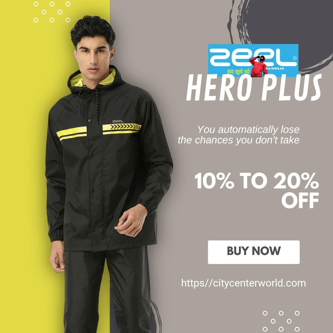 Zeel Premium Parachute Raincot hero plus – City Center