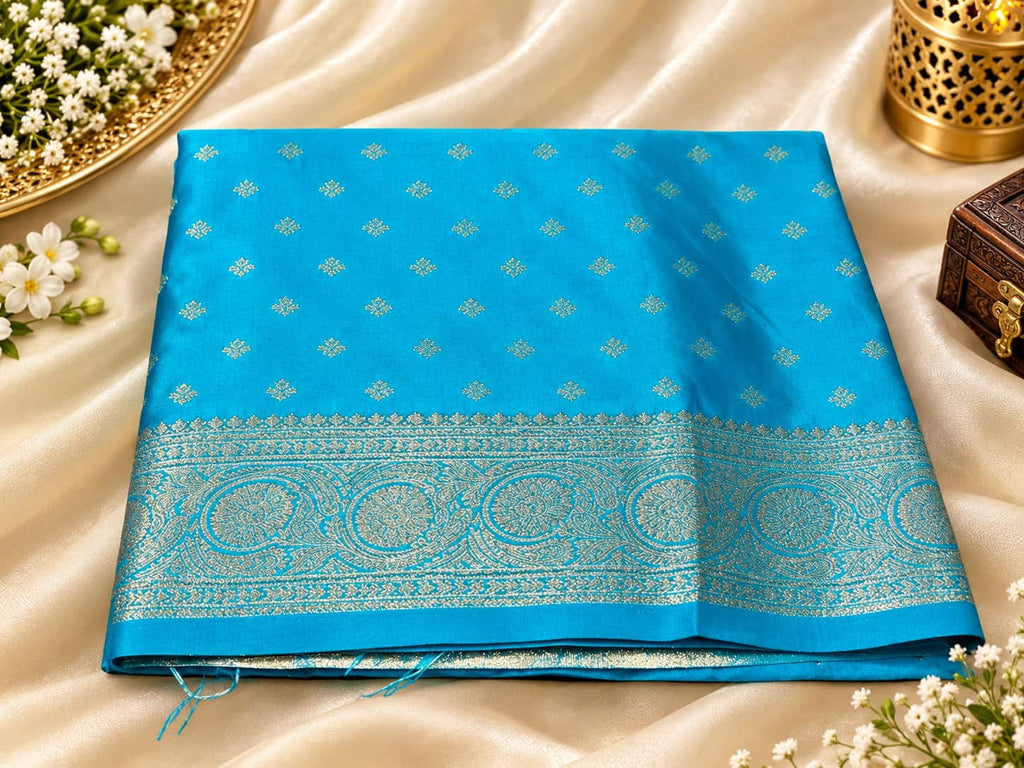 Satin Silk Saree - Elegant Traditional Wear