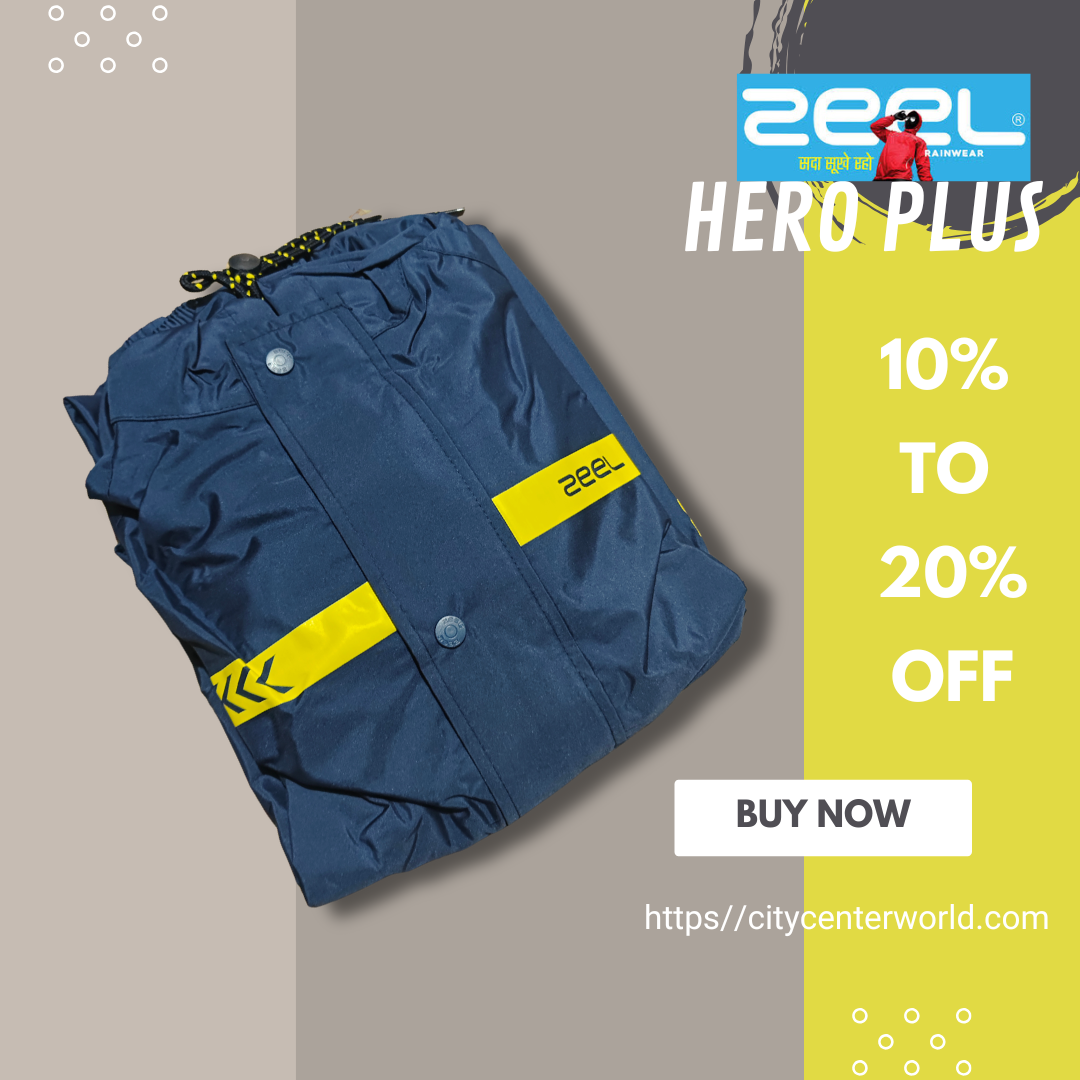 Zeel Premium Parachute Raincot hero plus