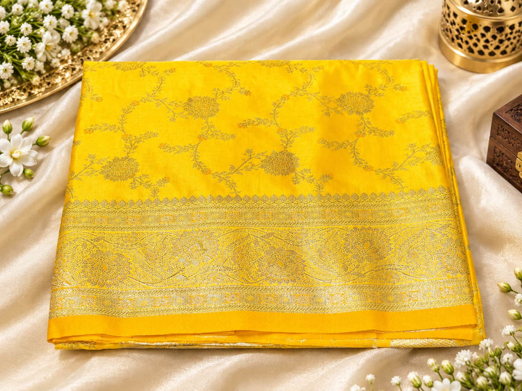 Satin Silk Saree - Elegant Traditional Wear