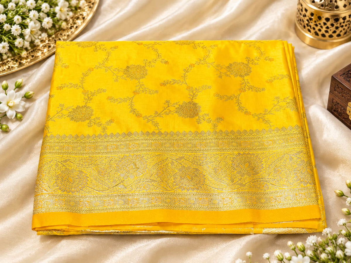 Satin Silk Saree - Elegant Traditional Wear