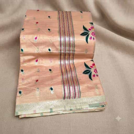 Traditional Jamdani Silk Saree