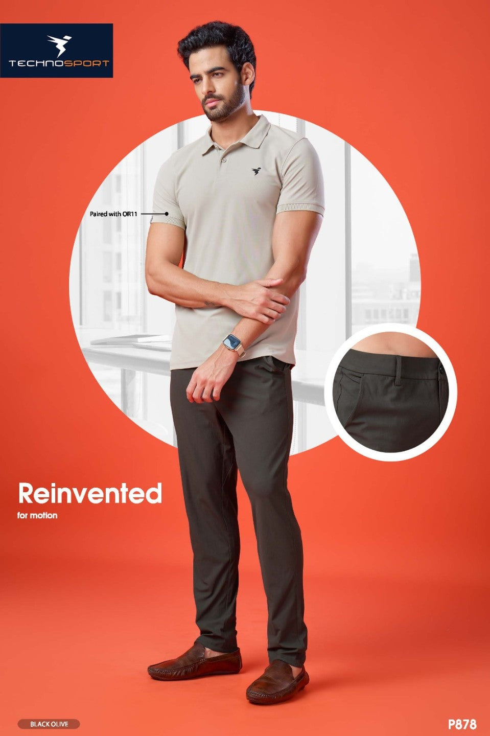 Technosport Duracool+ Solid 4-Way Stretch Casual Trousers Buy 3 At 1998