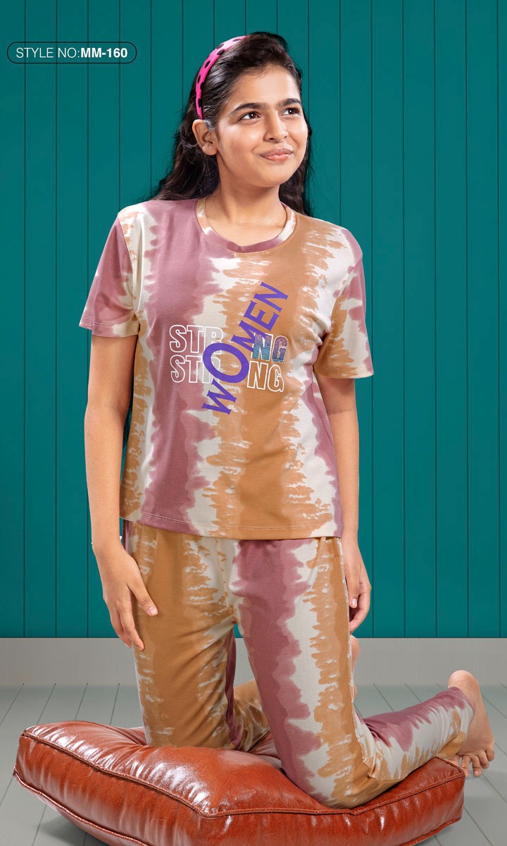 Mawa Girl Tie-Dye Print Girls' Cord Set MM-160