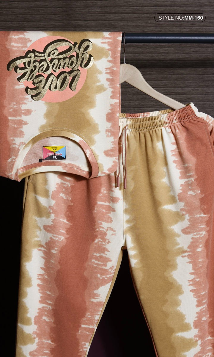 Mawa Girl Tie-Dye Print Girls' Cord Set MM-160