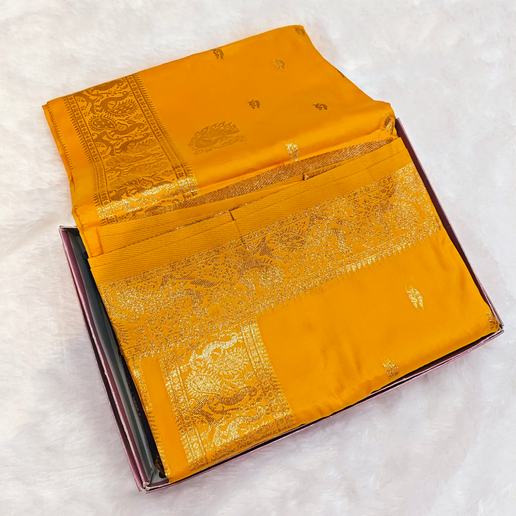 Exquisite Dual-Tone Premium Peshwai Silk Saree 1013