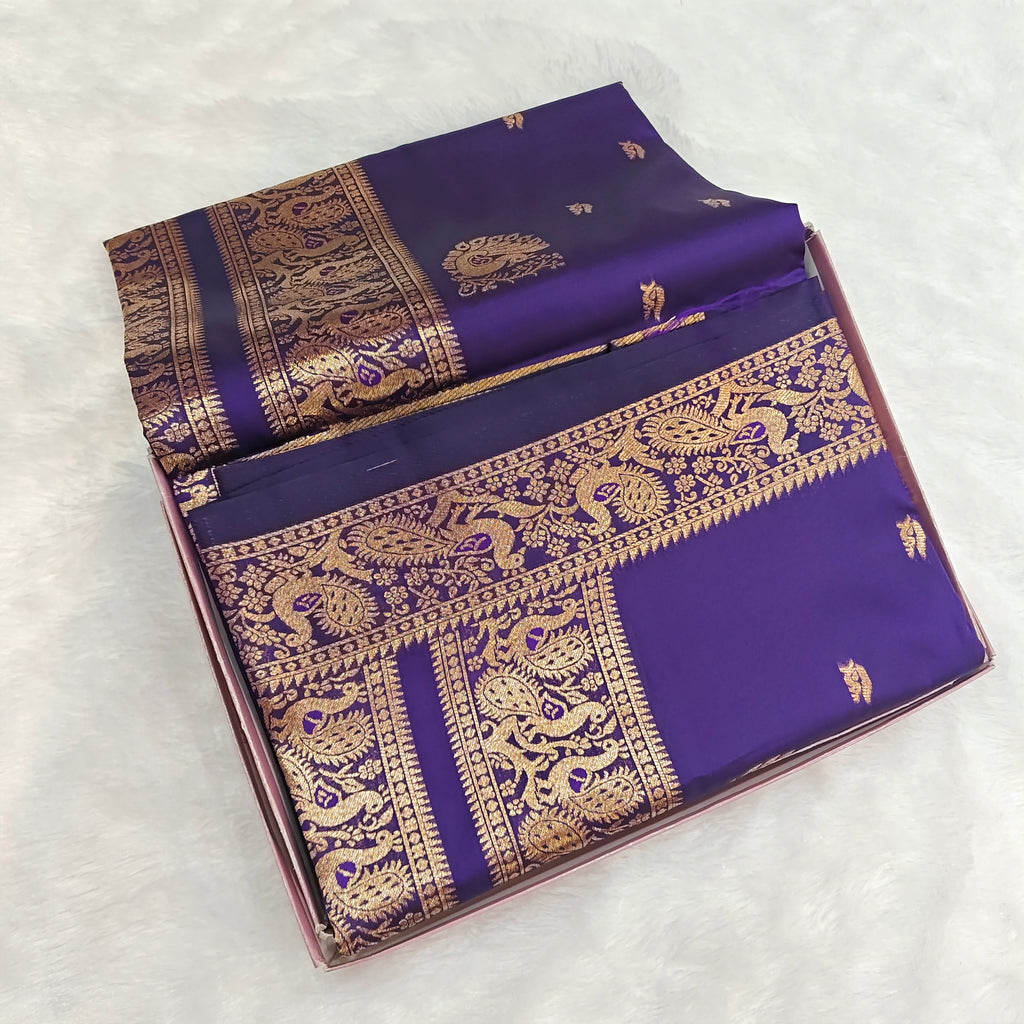 Exquisite Dual-Tone Premium Peshwai Silk Saree 1013