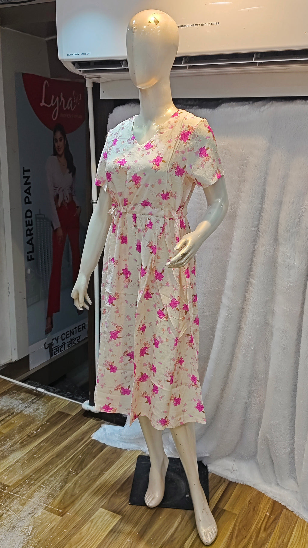 Korean Western Long One-Piece Collection with Trendy Prints 1015