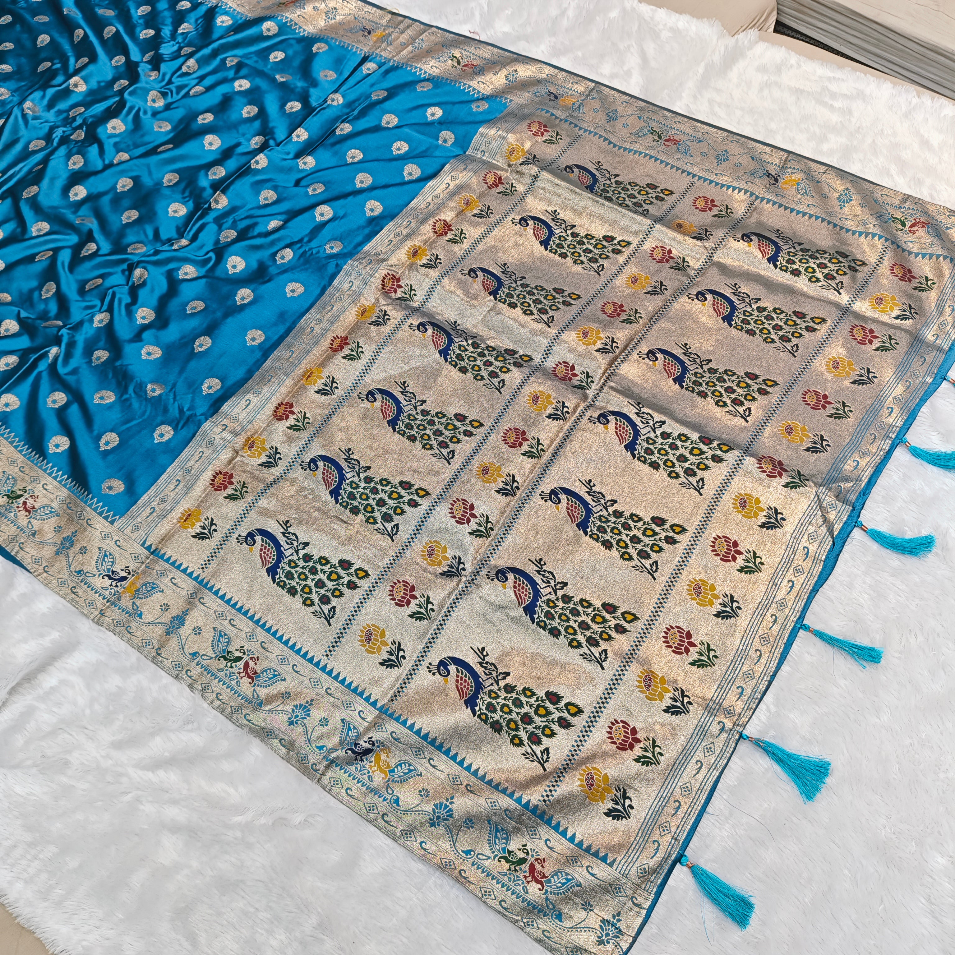 Redefine Grandeur with our Exquisite Shalu Sarees