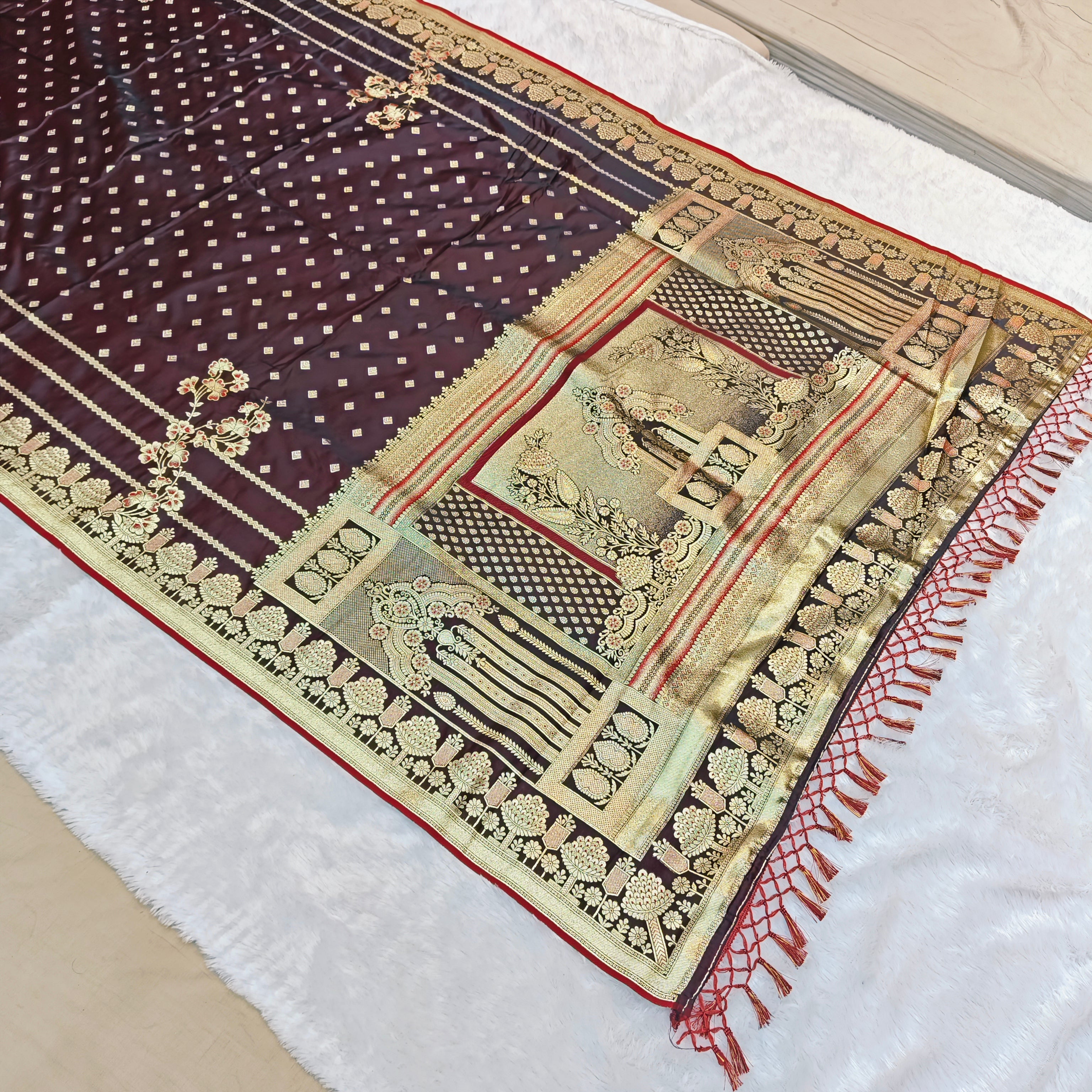 Redefine Grandeur with our Exquisite Shalu Sarees