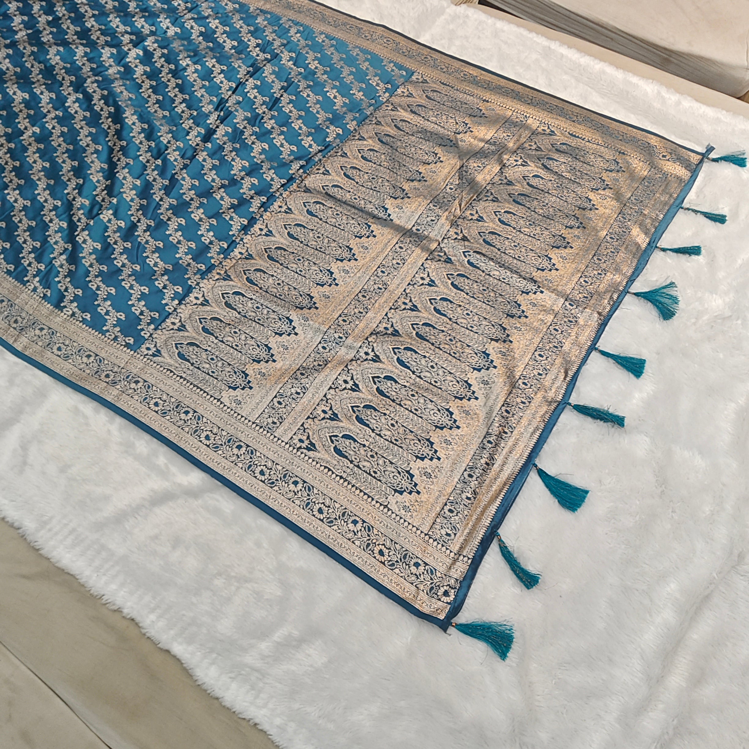 Redefine Grandeur with our Exquisite Shalu Sarees