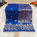 Exclusive Silk Katpadar Saree: Full Gold Jari & All-Over Butti Edition
