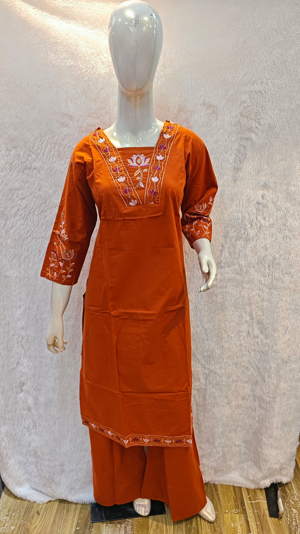 Pure Dabu Cotton Kurti Set Only 999