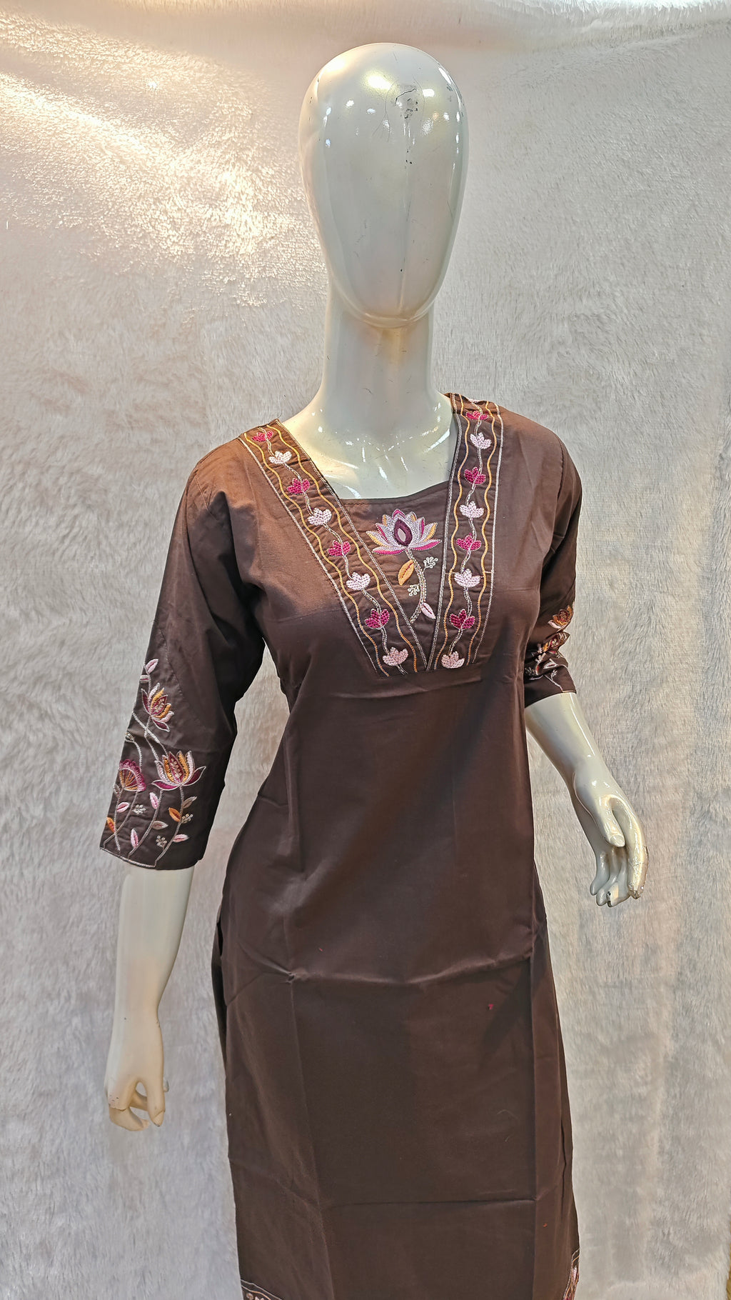Pure Dabu Cotton Kurti Set Only 999