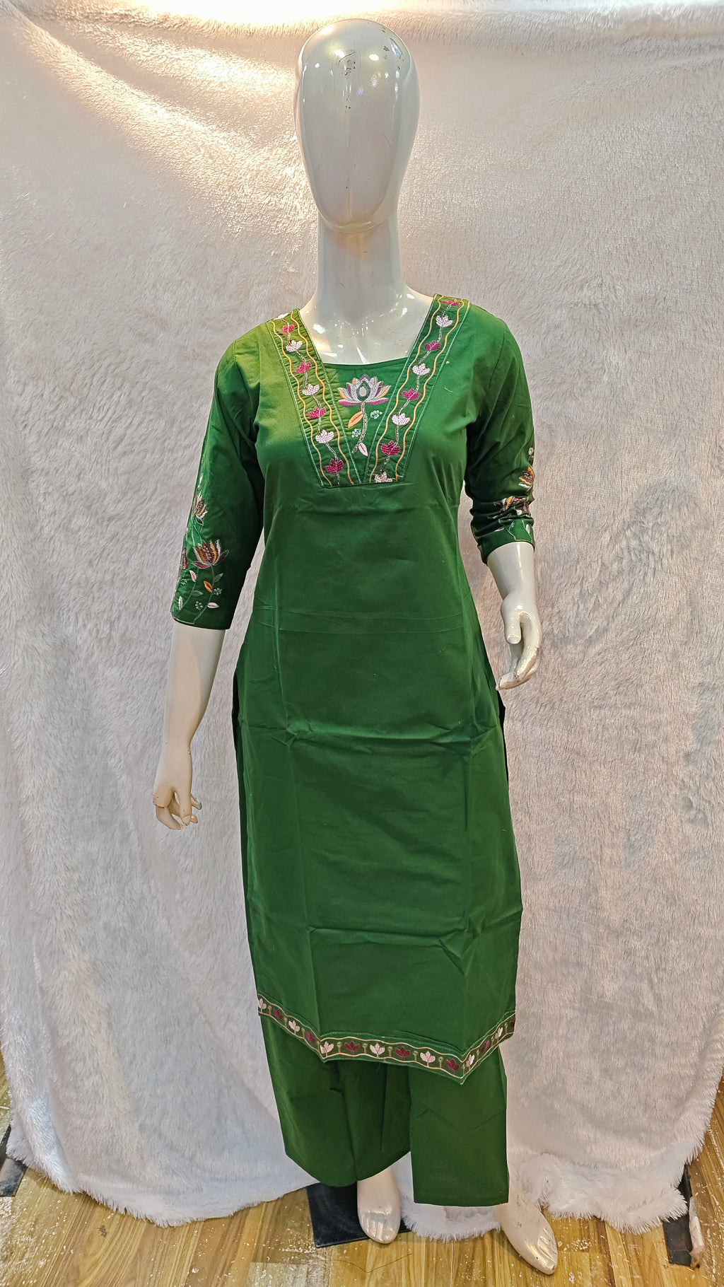 Pure Dabu Cotton Kurti Set Only 999
