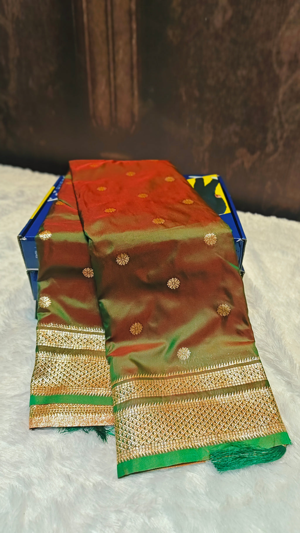 The Epitome of Tradition: Premium 2(Fidder) Katpadar Saree Collection
