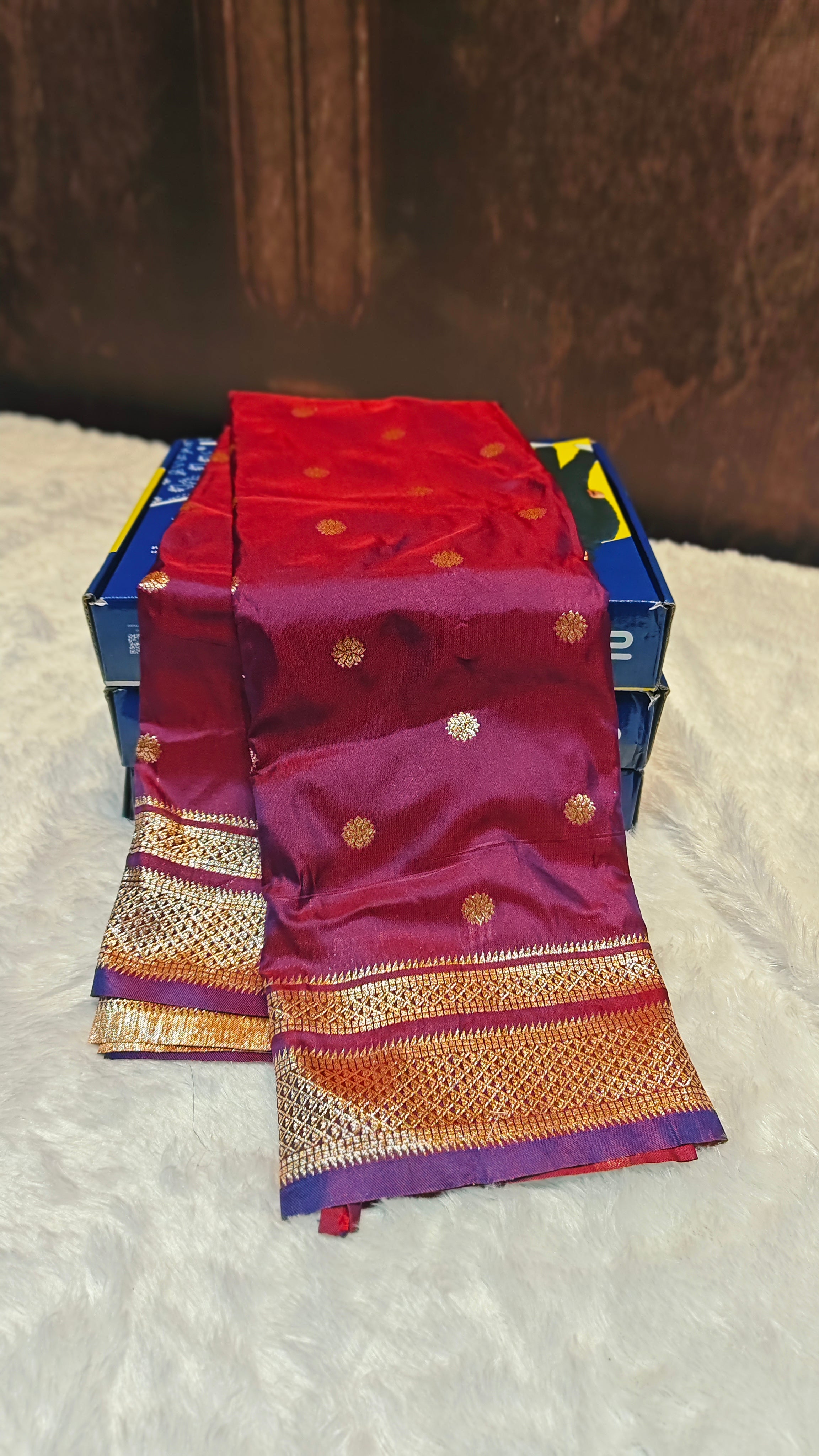 The Epitome of Tradition: Premium 2(Fidder) Katpadar Saree Collection