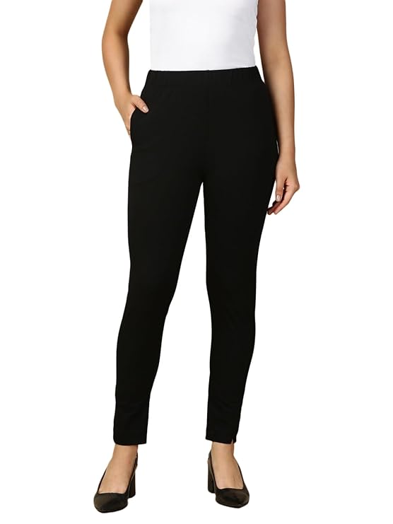 PYNK by Lux Cozi: Premium Cotton Lycra Kurtipant with Side Pocket BUY 1 GET 1 OFFER