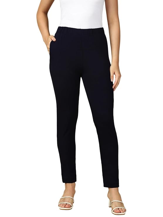 PYNK by Lux Cozi: Premium Cotton Lycra Kurtipant with Side Pocket BUY 1 GET 1 OFFER