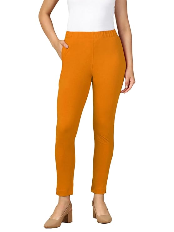 PYNK by Lux Cozi: Premium Cotton Lycra Kurtipant with Side Pocket BUY 1 GET 1 OFFER