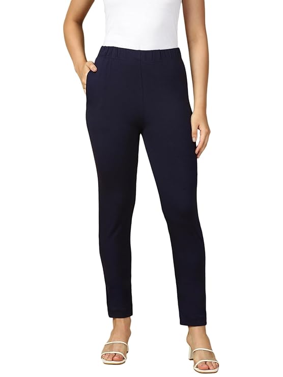 PYNK by Lux Cozi: Premium Cotton Lycra Kurtipant with Side Pocket BUY 1 GET 1 OFFER