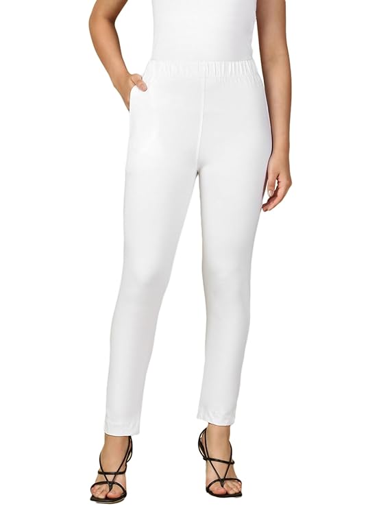 PYNK by Lux Cozi: Premium Cotton Lycra Kurtipant with Side Pocket BUY 1 GET 1 OFFER