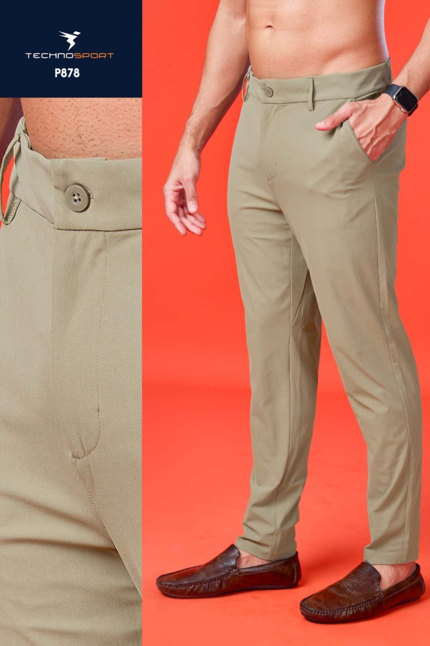Technosport Duracool+ Solid 4-Way Stretch Casual Trousers Buy 3 At 1998