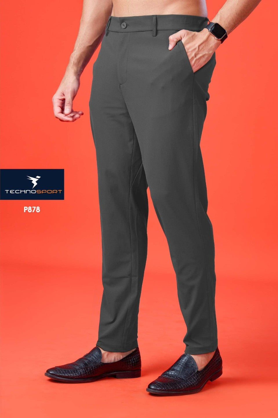 Technosport Duracool+ Solid 4-Way Stretch Casual Trousers Buy 3 At 1998