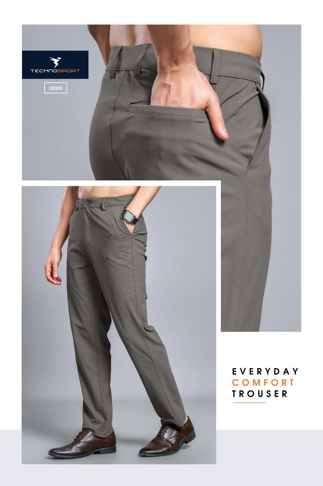 Technosport DuraCool+ Solid Formal Pant Buy OR896