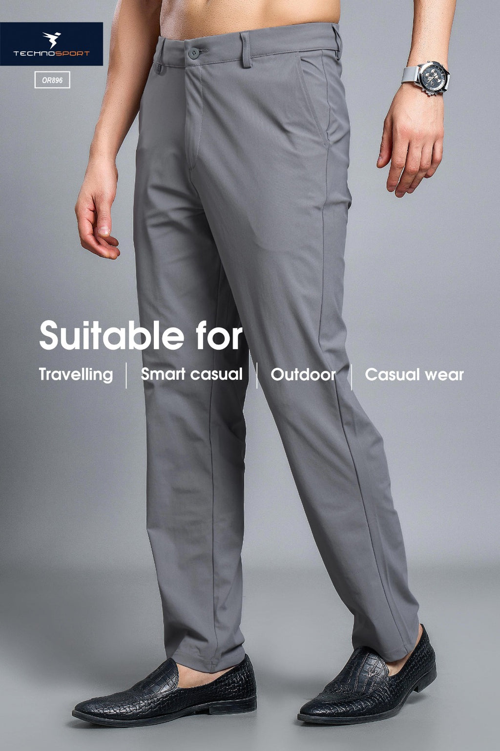 Technosport DuraCool+ Solid Formal Pant Buy OR896