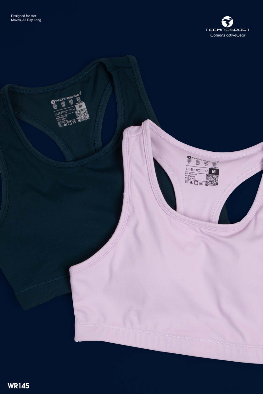 Technosport Elastoplus Women's Racer Back Sports Bra WR145