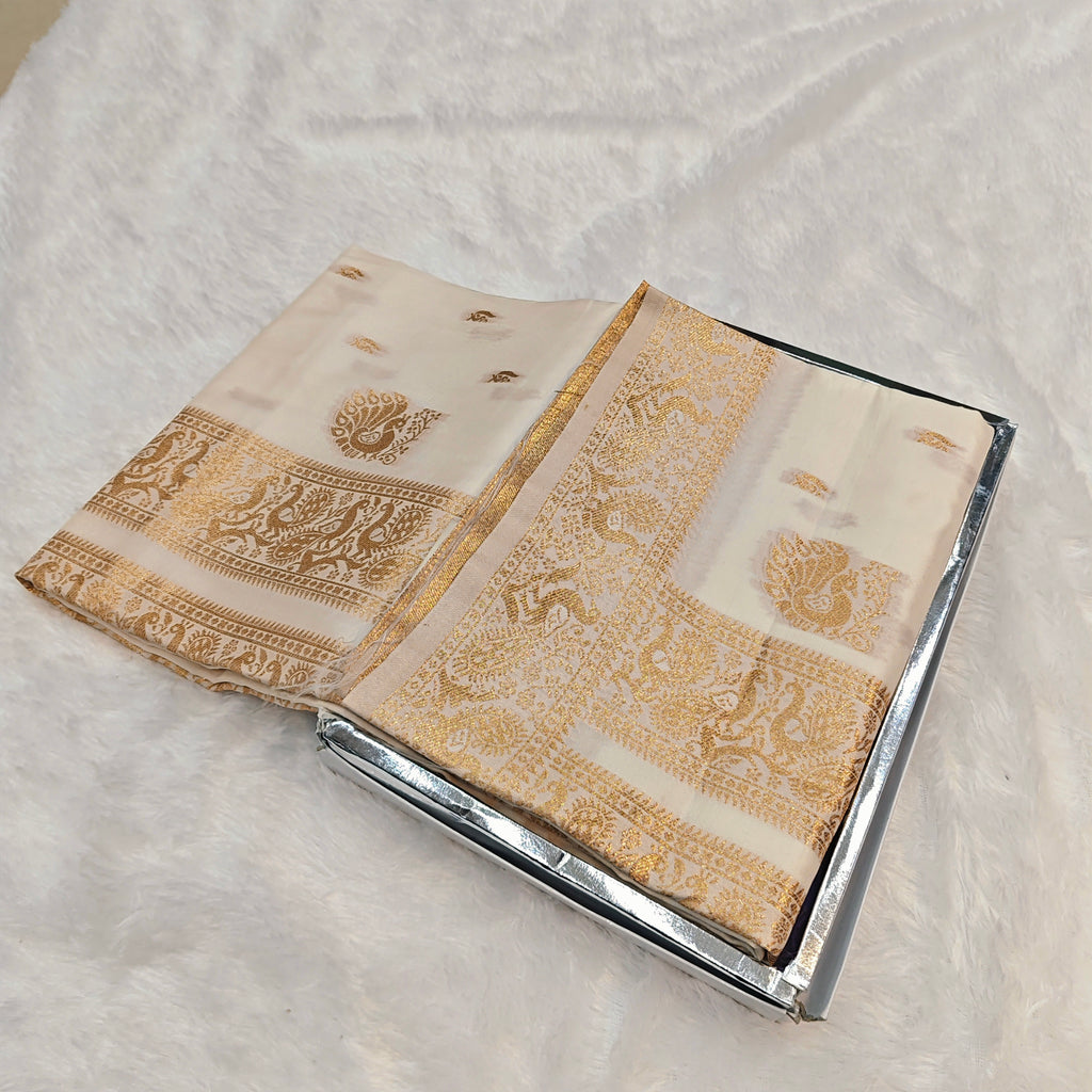 Exquisite Dual-Tone Premium Peshwai Silk Saree 1013