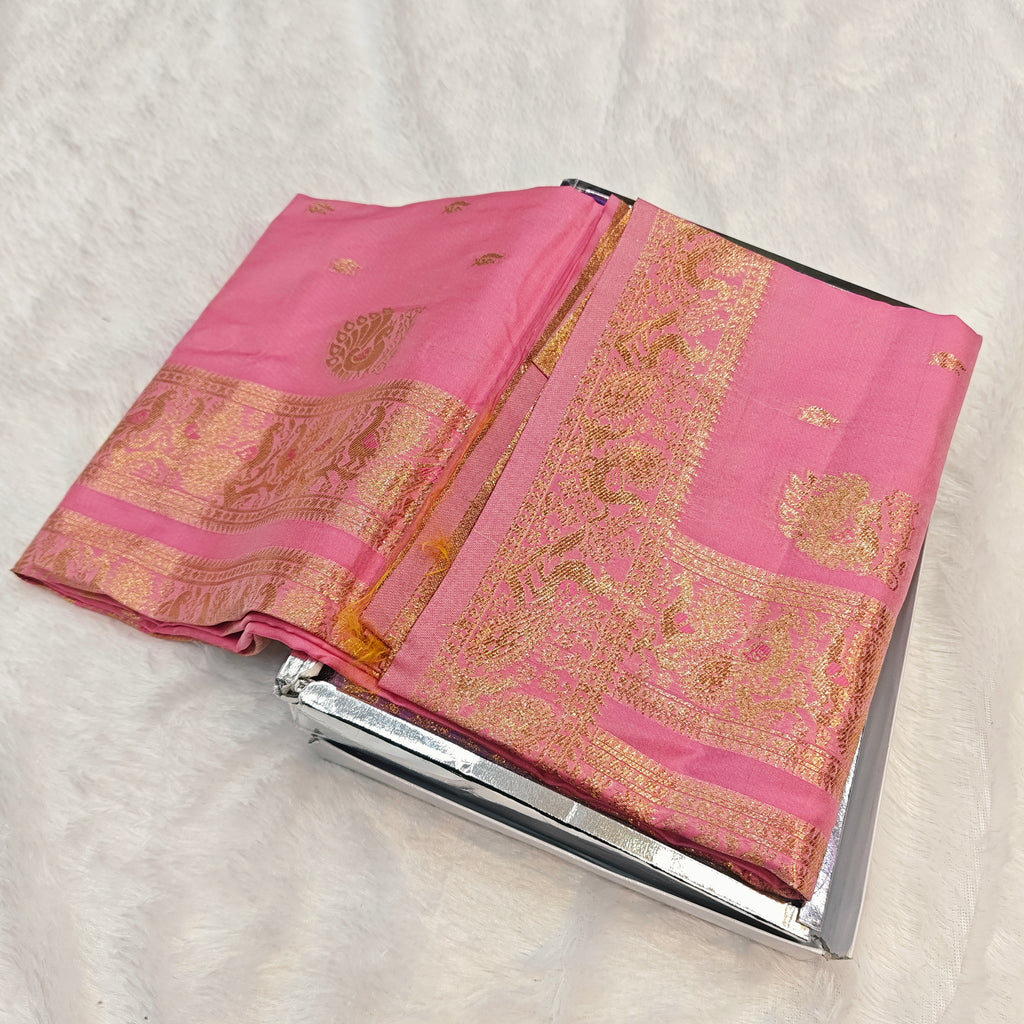 Exquisite Dual-Tone Premium Peshwai Silk Saree 1013