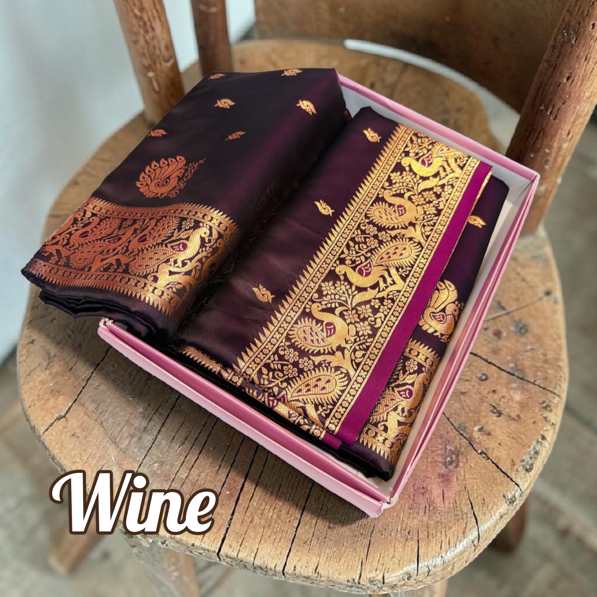 Handwoven Peshwai Paithani Silk Saree 1001