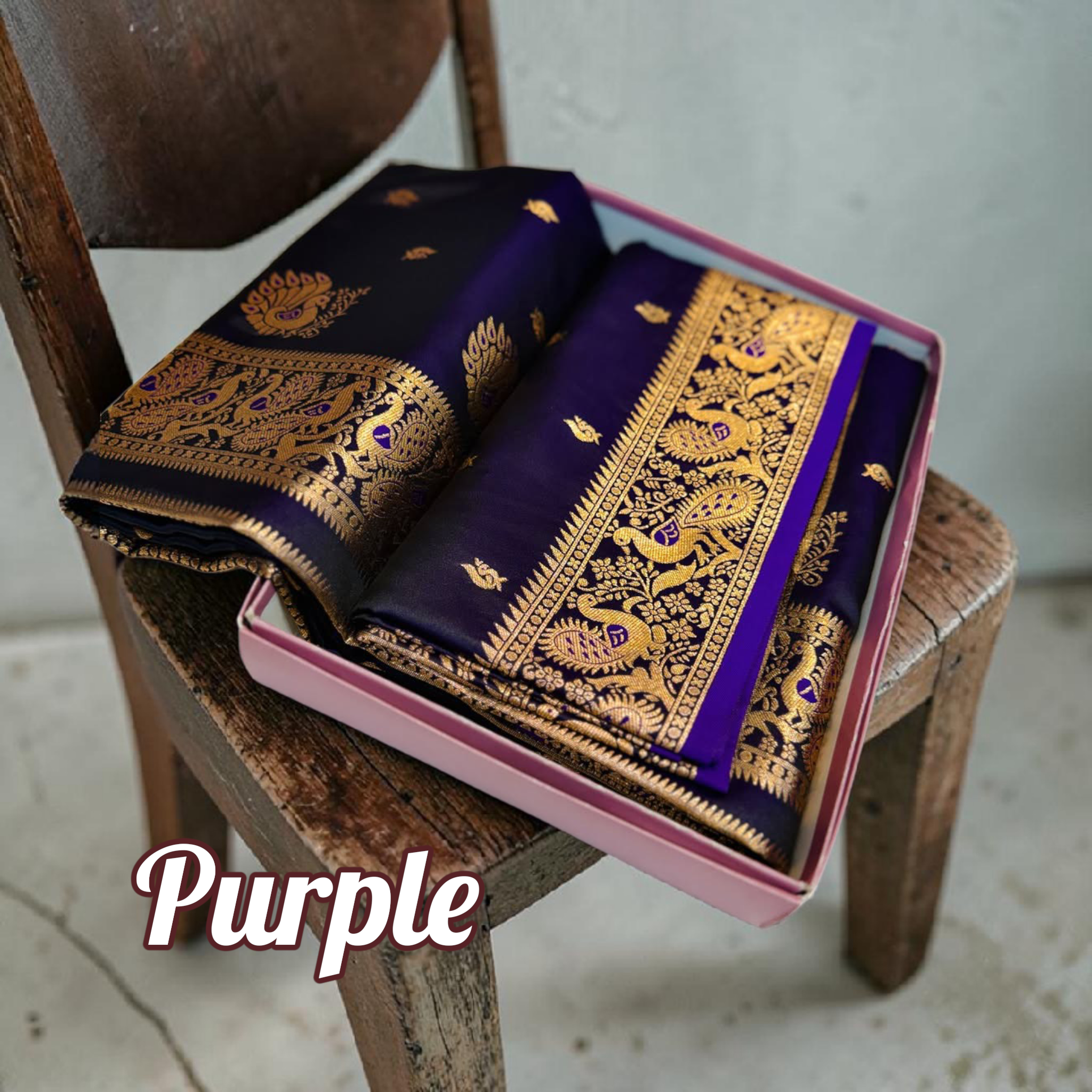 Handwoven Peshwai Paithani Silk Saree 1001