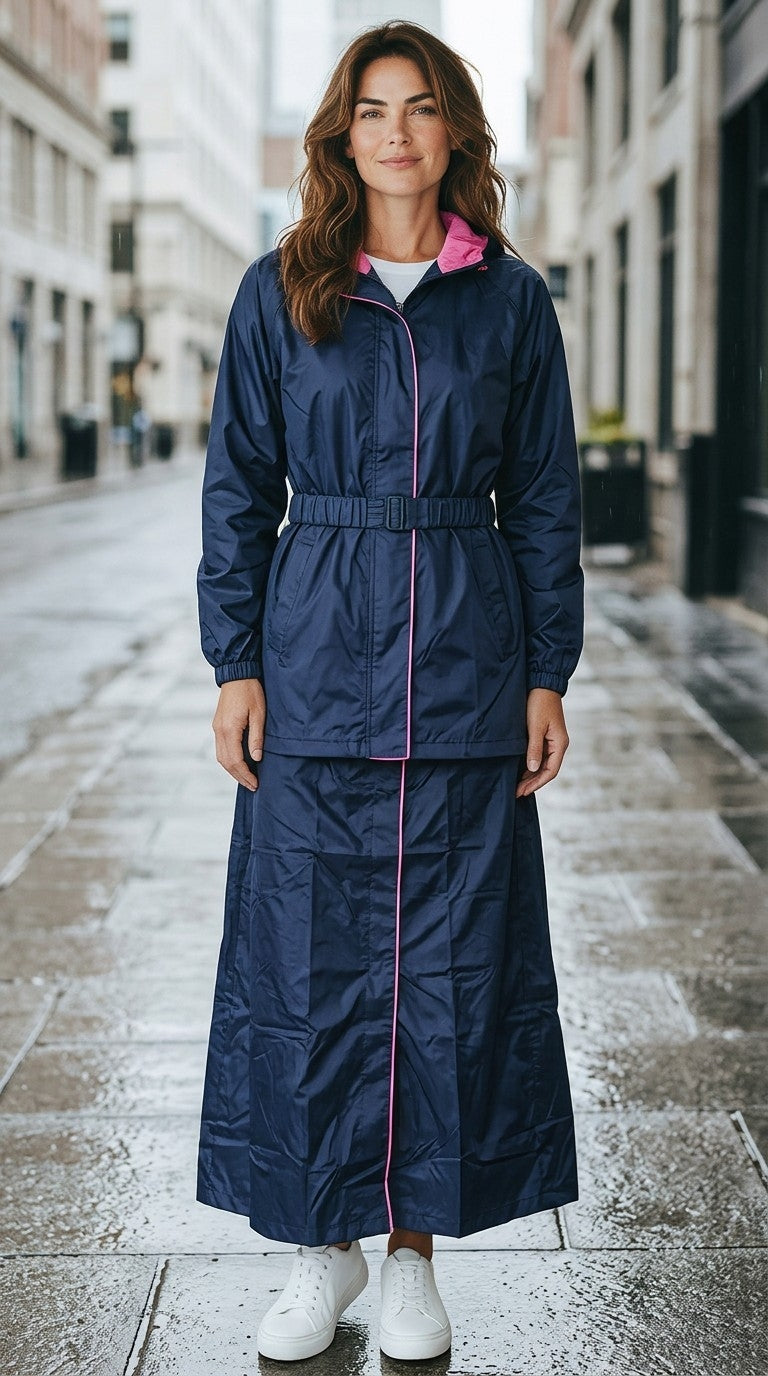 Women's "Diana" Skirt-Style Premium Raincoat