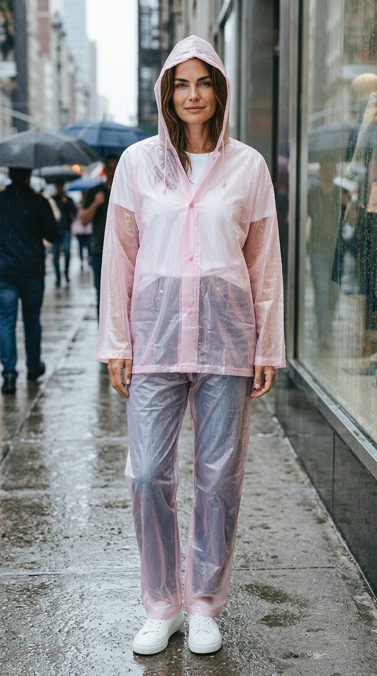 Top In Town "Transline Series" Women's Raincoat Set