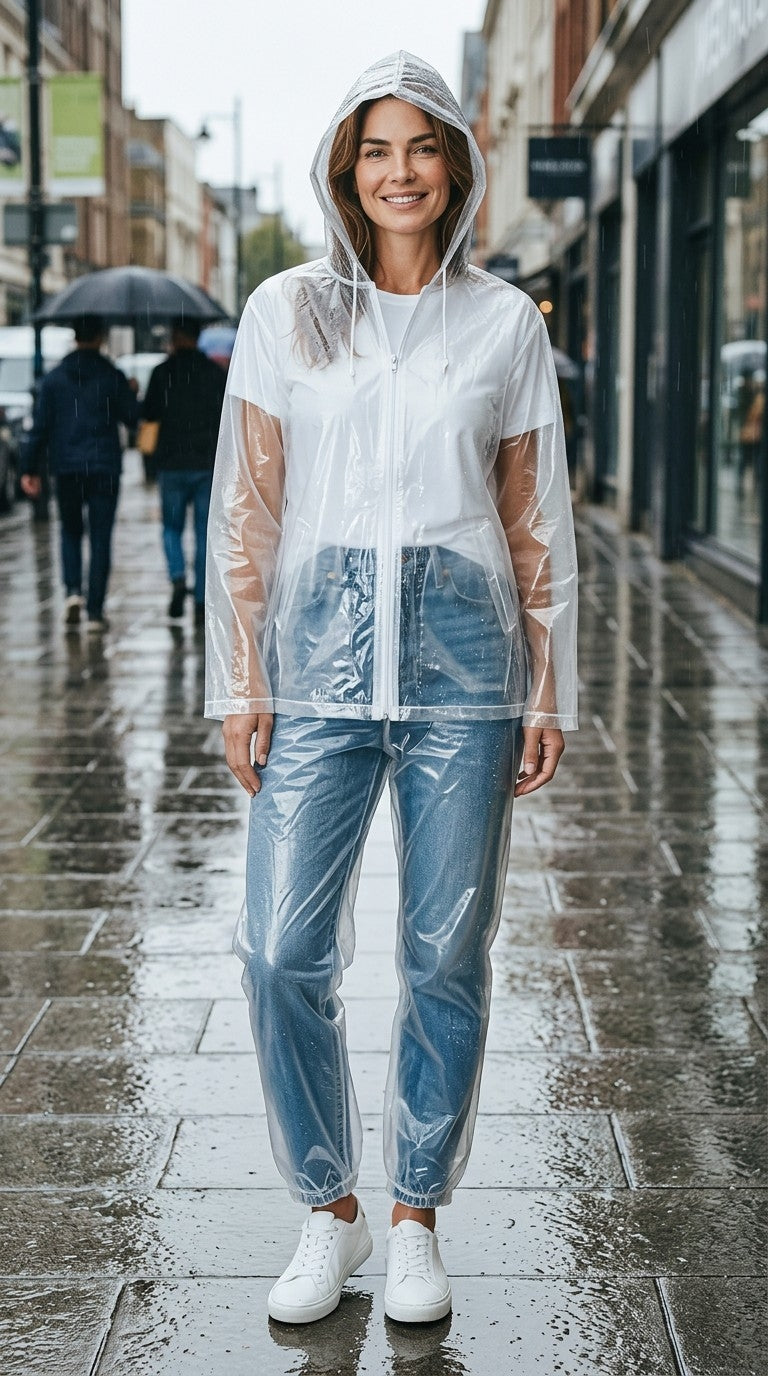 Top In Town "Transline Series" Women's Raincoat Set