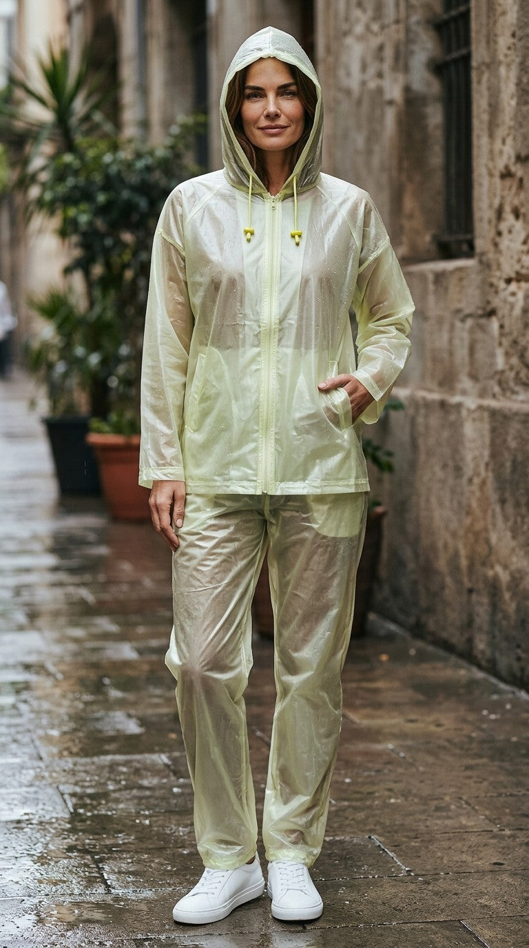 Top In Town "Transline Series" Women's Raincoat Set