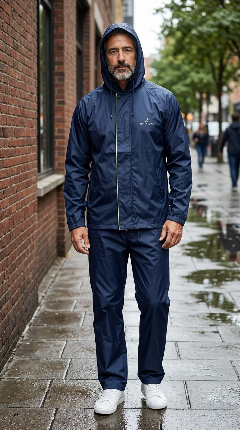 Top In Town "Pioneer Collection" Men's Premium Raincoat