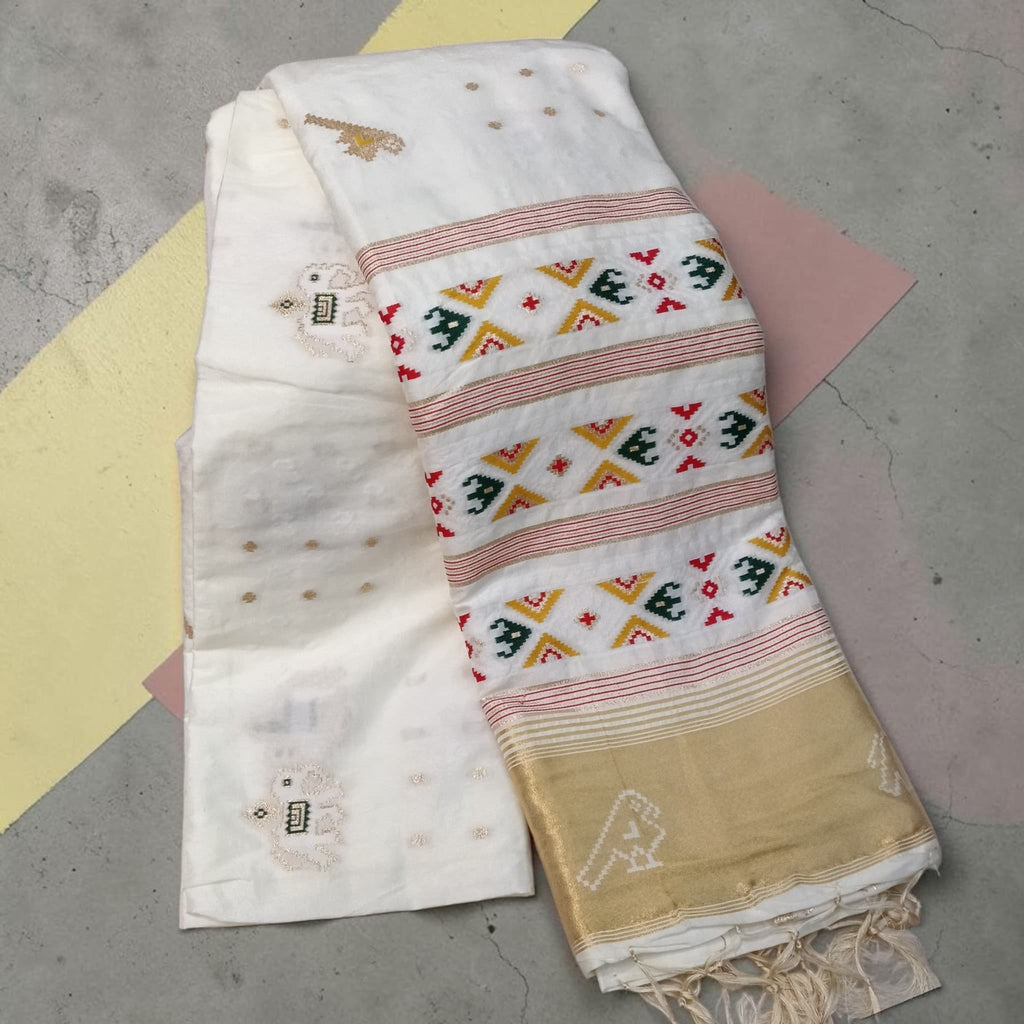 Patola Silk Cotton Saree – Heritage Weave, Modern Comfort