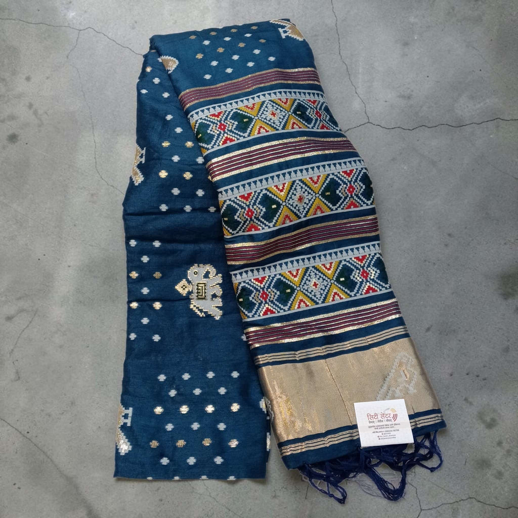 Patola Silk Cotton Saree – Heritage Weave, Modern Comfort