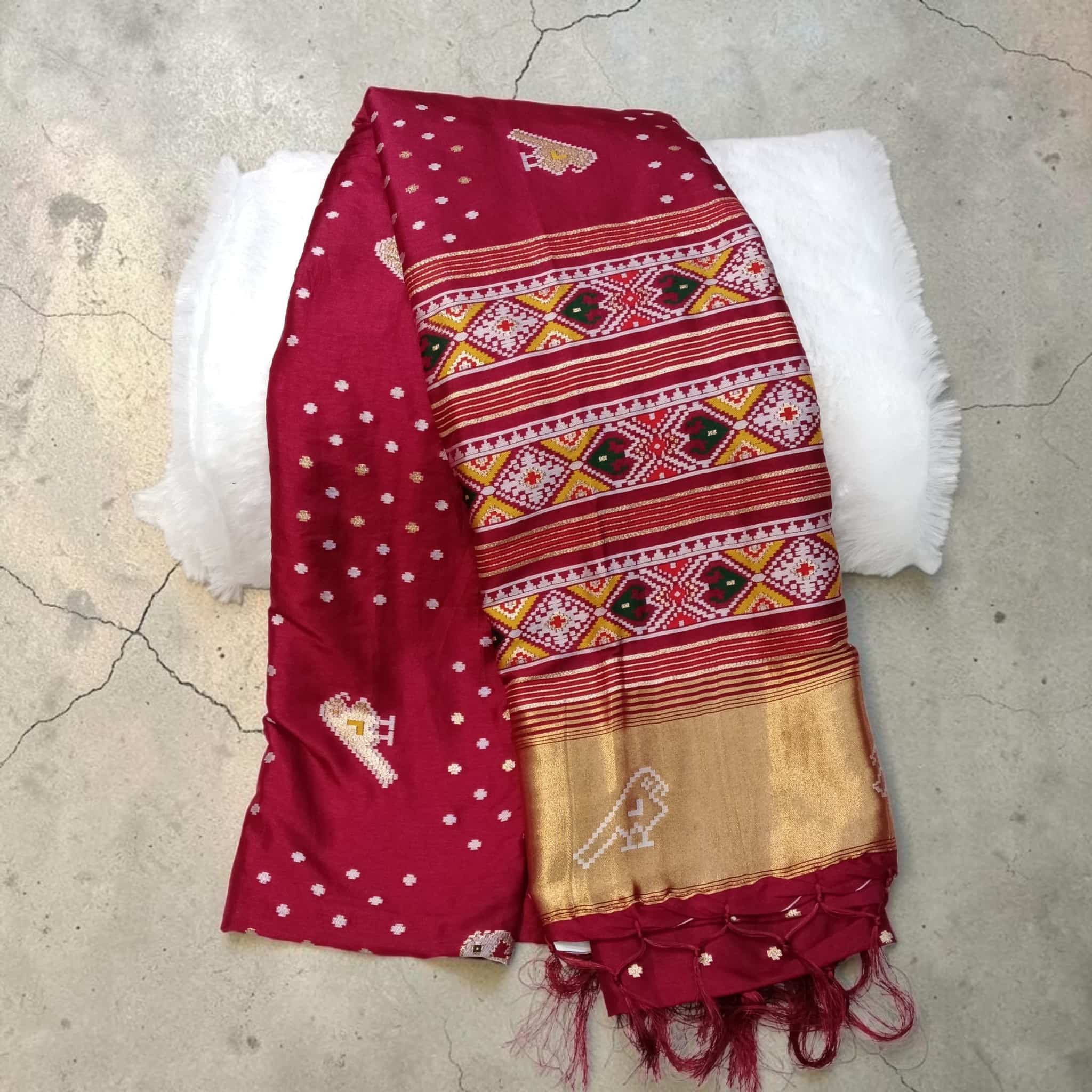 Patola Silk Cotton Saree – Heritage Weave, Modern Comfort