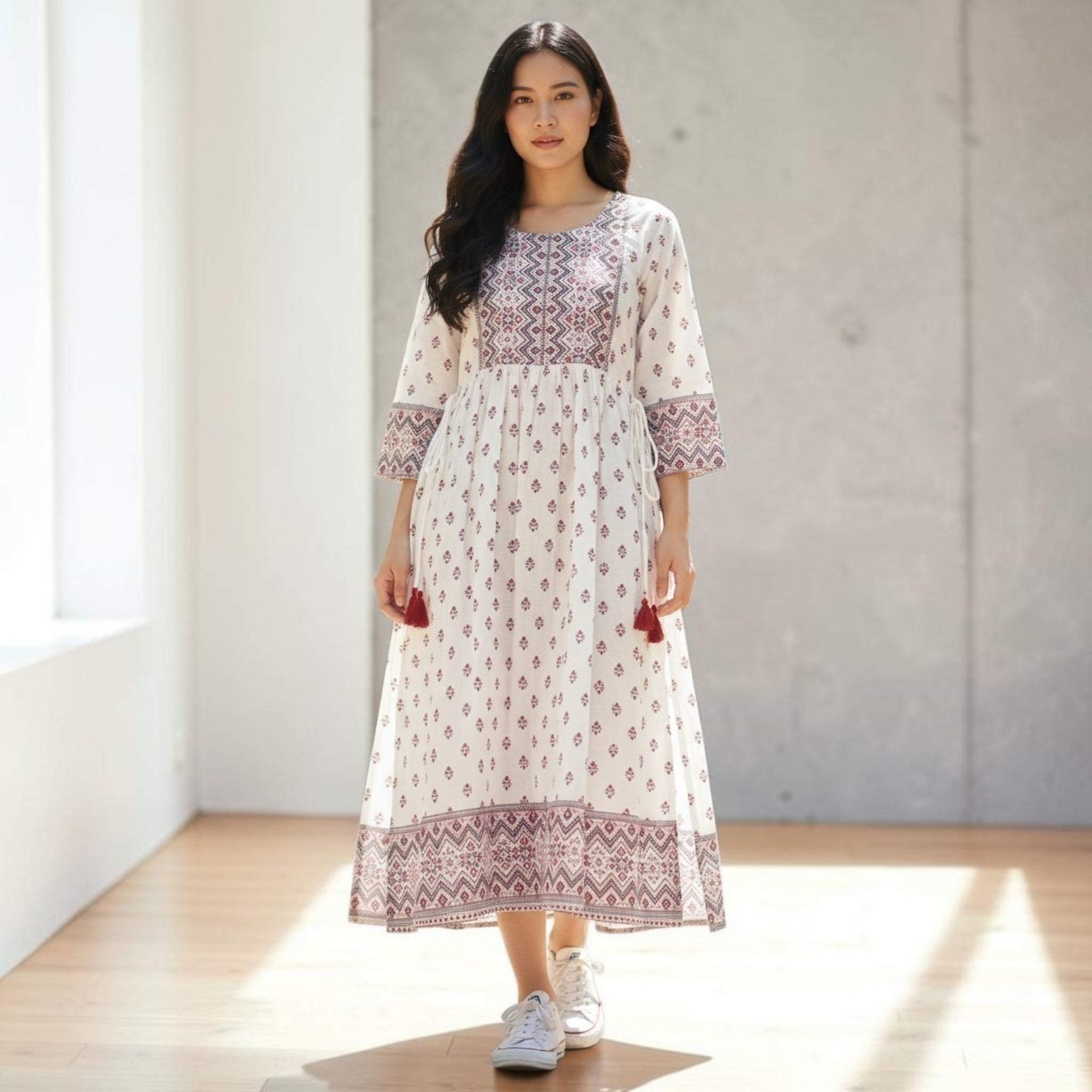 Simra Anarkali Kurti – Flared Ethnic Kurta for Women