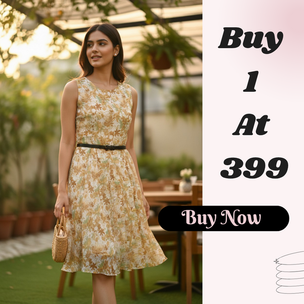 Latest Georgette Fabric Short One Piece Buy 2 At 599