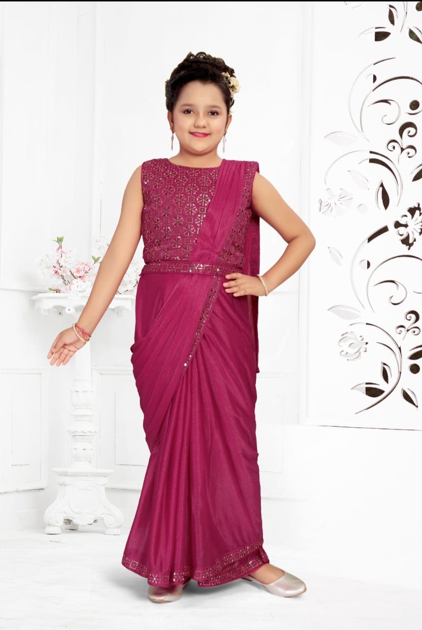 Ministitch Woven Ready-to-Wear Saree 1004