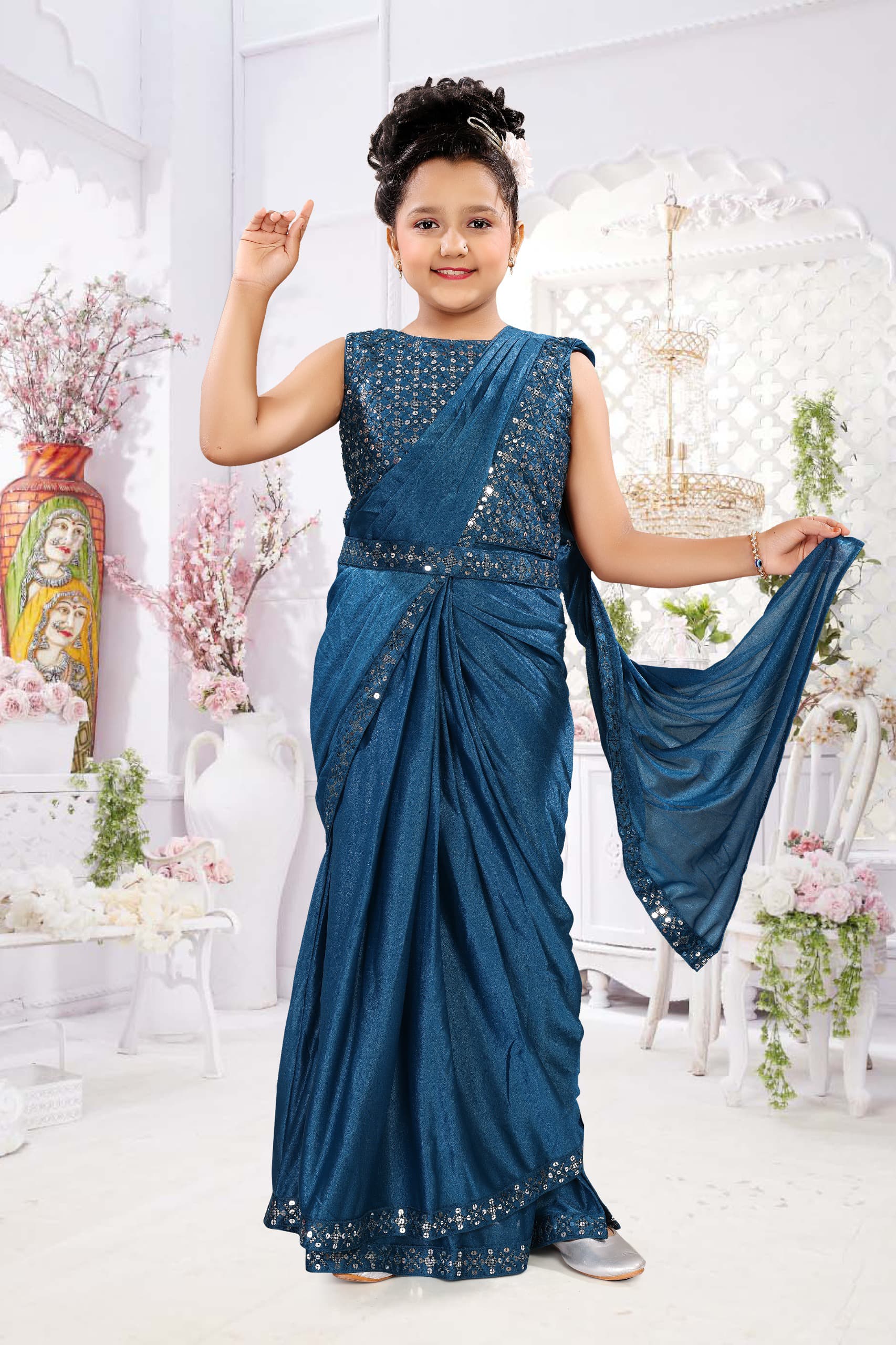 Ministitch Woven Ready-to-Wear Saree 1004