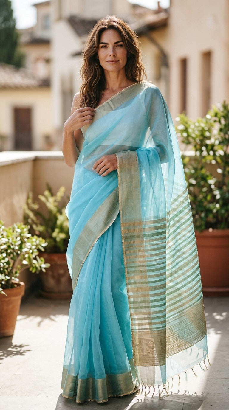 Orgenja Saree Collection With Blouse ORG1