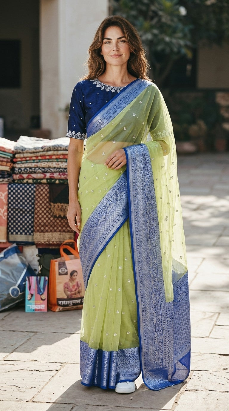 Orgenja Saree Collection With Blouse ORG1
