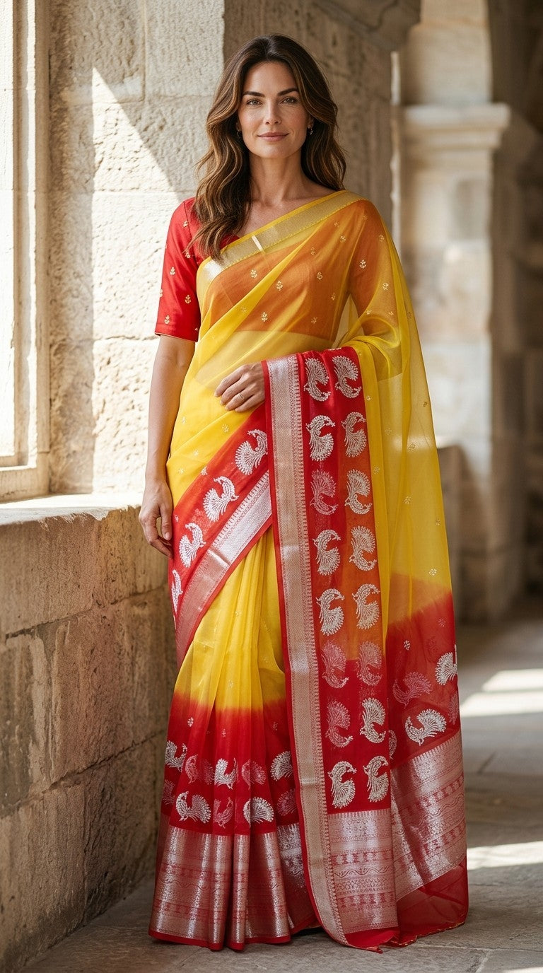 Orgenja Saree Collection With Blouse ORG1